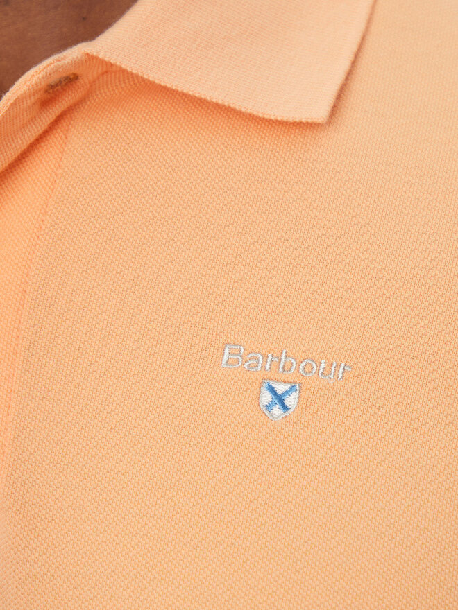 Barbour Barbour Polo marškinėliai Original Sports MML0358CO12 Oranžinė Tailored Fit