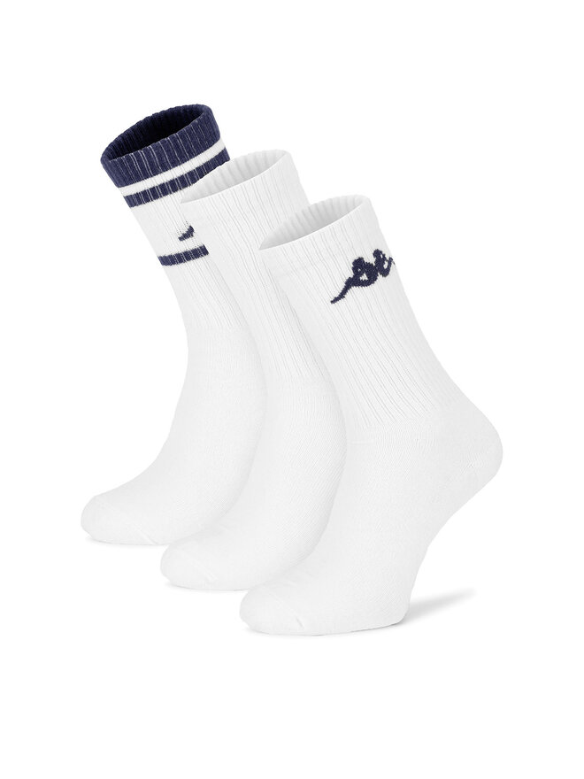 Kappa Skarpety Kappa KR_ANKLE_SS25 (3-PACK) Biały