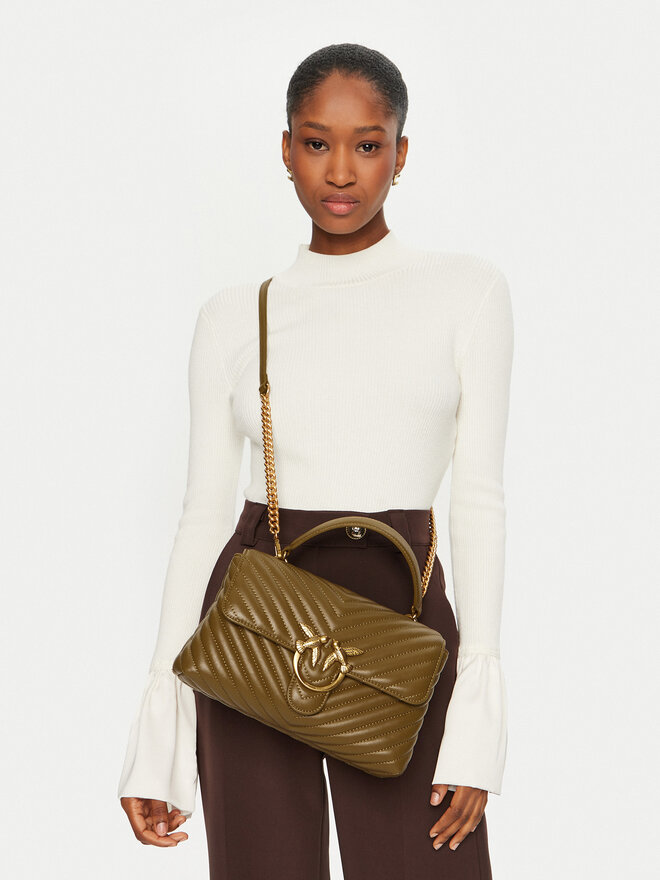 Handtasche PINKO Love Lady Puff Classic Cl AI 24 25 PLTT 100043 A0GK Braun eschuhe