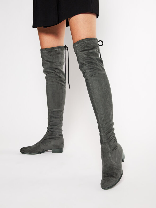 R.Polański Overknees R.Polański 0794 Grau