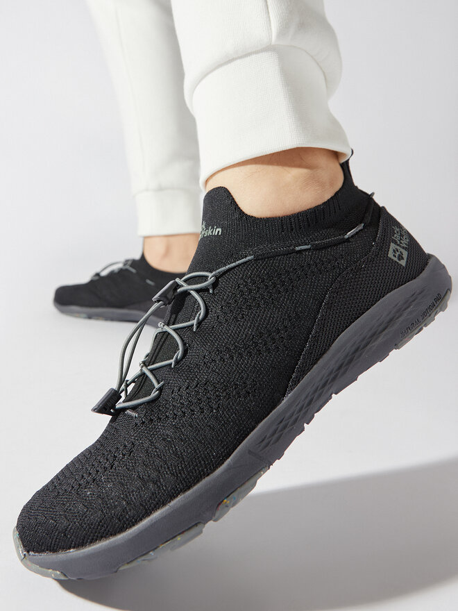 Снікерcи Jack Wolfskin Spirit Knit Low M 4056621 Чорний | evzuttya