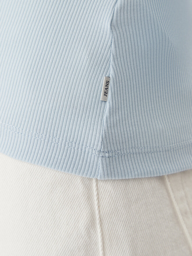 Guess Guess Marškinėliai W5GP62 KA0H1 Mėlyna Regular Fit