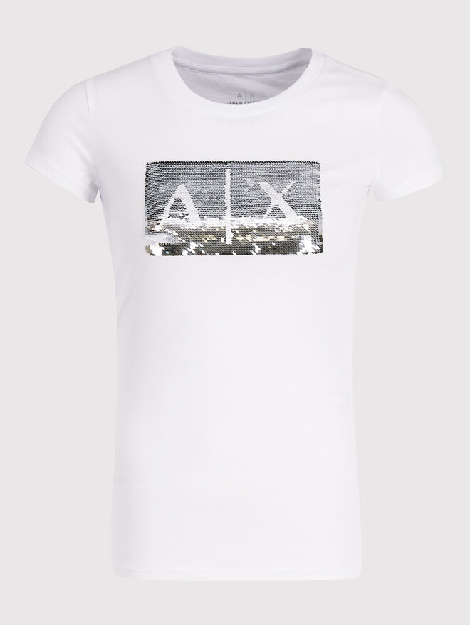 Armani Exchange Armani Exchange Футболка 8NYTDL YJ73Z 6110 Білий Slim Fit