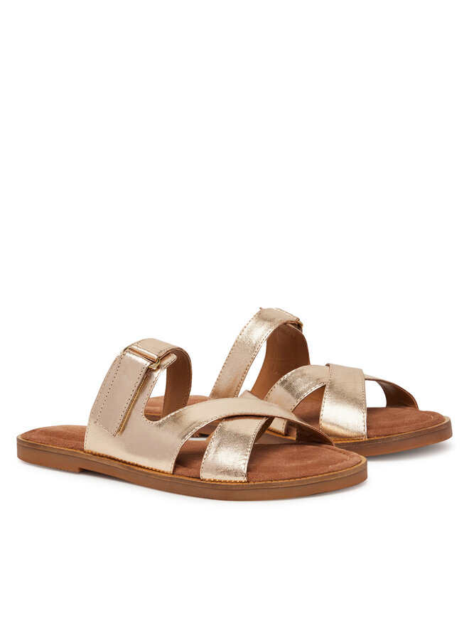 Marco Tozzi Pantoletten Marco Tozzi 2-27109-44 Goldfarben