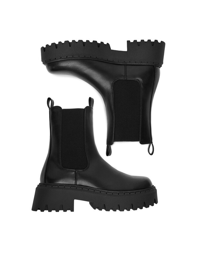 DeeZee Μποτάκια με λάστιχο DeeZee 25365-7B Μαύρο