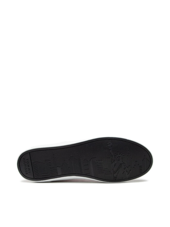 Tommy Hilfiger Sneakers aus Stoff Tommy Hilfiger Essential Chambray Vulcanized FM0FM03472 Rot