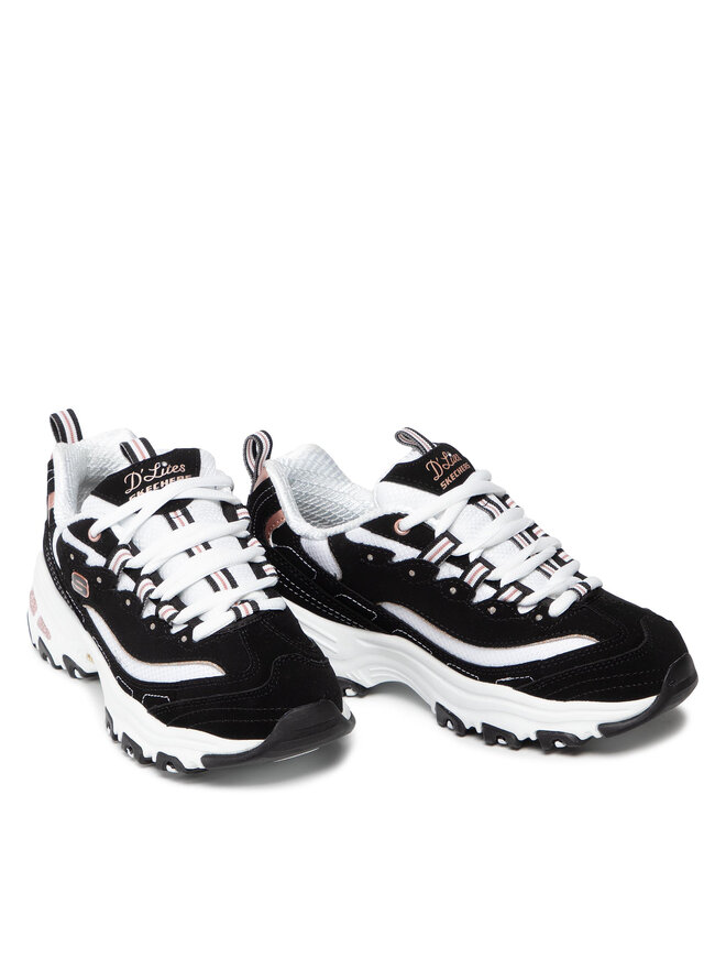 Skechers Sneakersy Skechers Devoted Fan 13154/BKRG Czarny