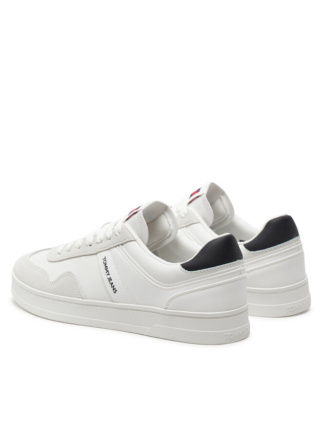 Tommy Jeans Sneakers Tommy Jeans Tjm Leather Retro Cupsole EM0EM01414 Écru