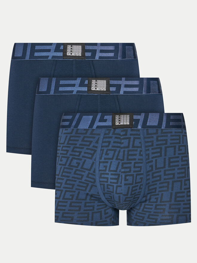 Guess Guess 3er-Set Boxershorts U4RG01 K6YW0 Dunkelblau
