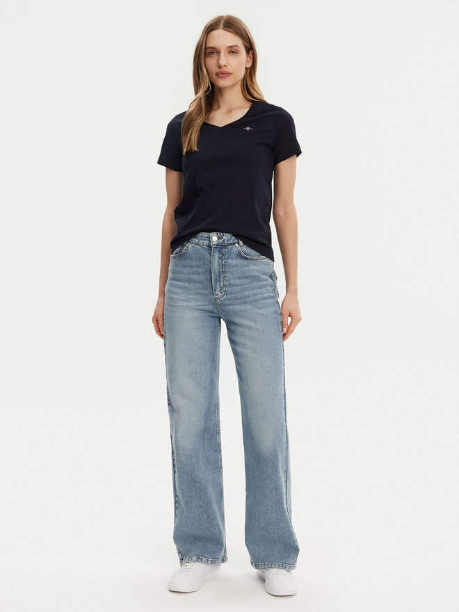 Gant Gant T-Shirt Shield 4200750 Dunkelblau Regular Fit
