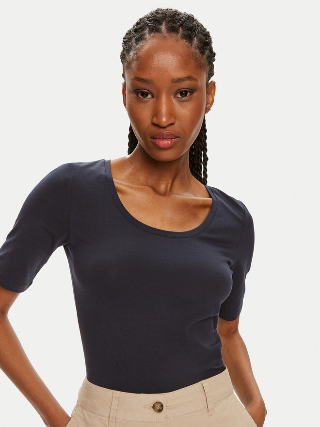 Gant Gant Marškinėliai 4203491 Tamsiai mėlyna Slim Fit