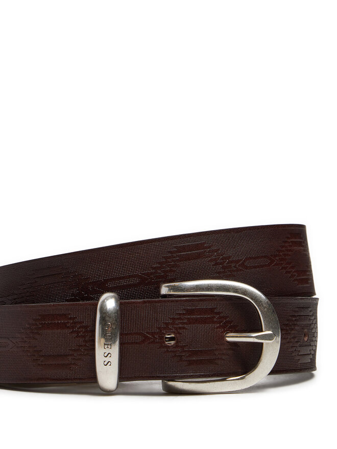 Guess Чоловічий ремінь Guess M4BZ32 L0VH0 Коричневий