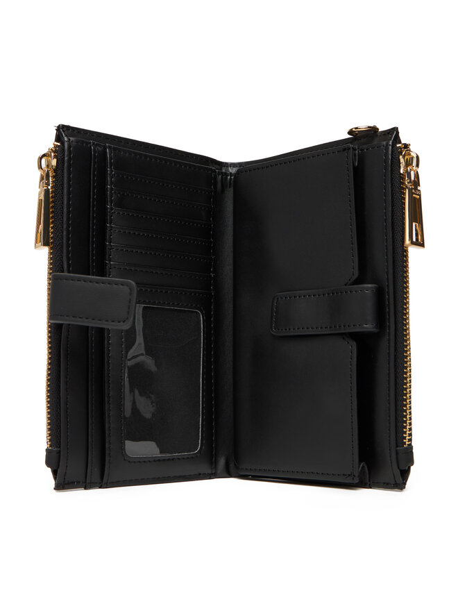 Aldo Голям дамски портфейл Aldo Babaeteriel 14076765 Черен