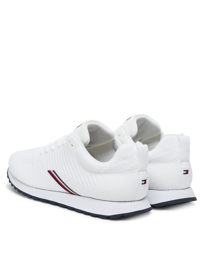 Tommy Hilfiger Zapatillas Tommy Hilfiger New Runner Eva Corpo Knit FM0FM05648 Blanco