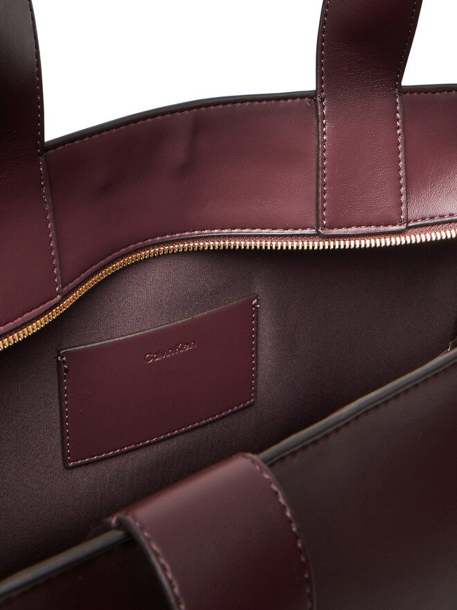 Calvin Klein Táska Calvin Klein Bold Ck Medium Tote LV04F3218G Bordó