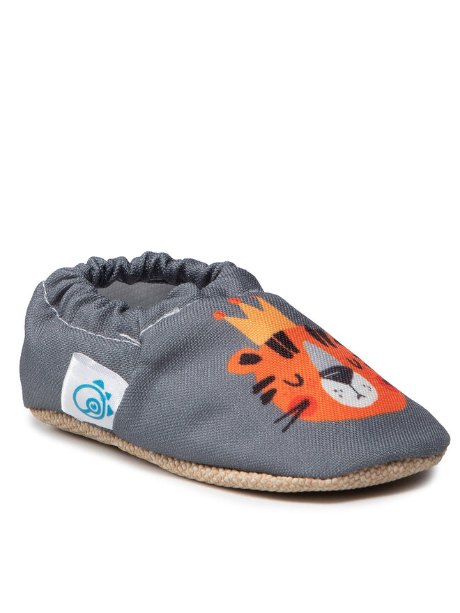Dudino Hausschuhe Dudino Twin Walk 1C82A Grau