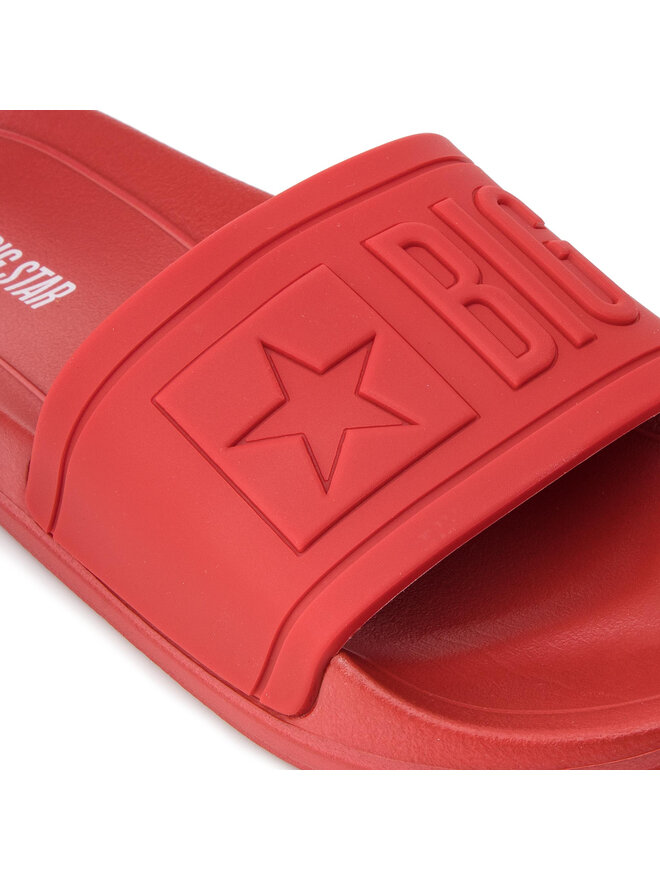 Big Star Shoes Klapki Big Star Shoes DD274A270 Czerwony