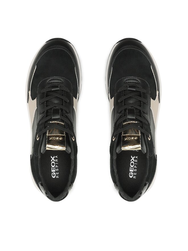 Geox Sneakersy Geox D Bulmya A D25NQA 022BC C9997 Čierna