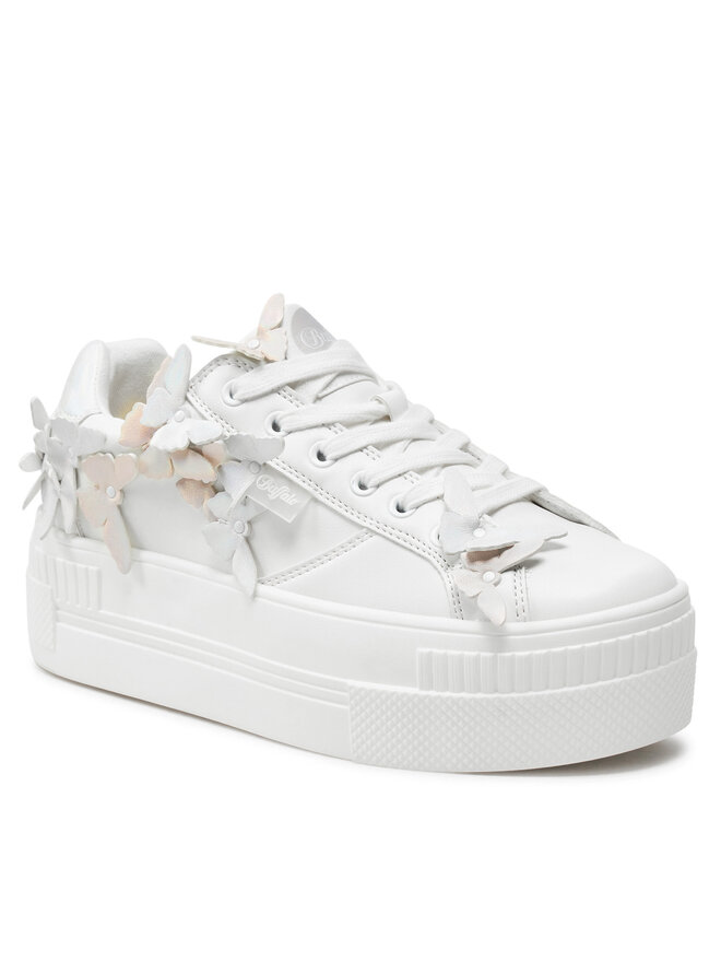 Buffalo Sneakersy Buffalo Paired Butterfly 1636137 Biały
