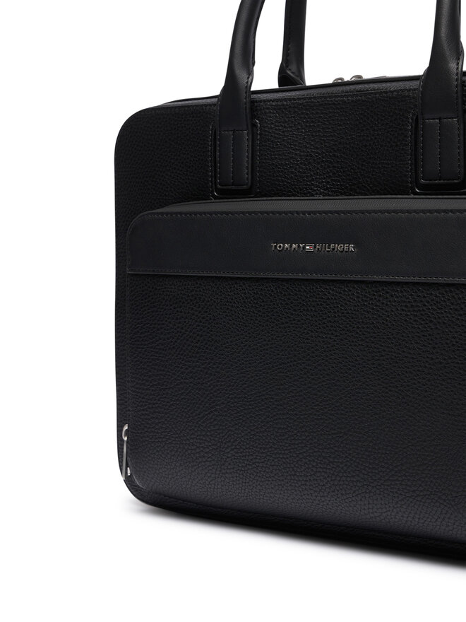 Tommy Hilfiger Laptoptasche Tommy Hilfiger Th Central Slim Computer Bag AM0AM14730 Schwarz