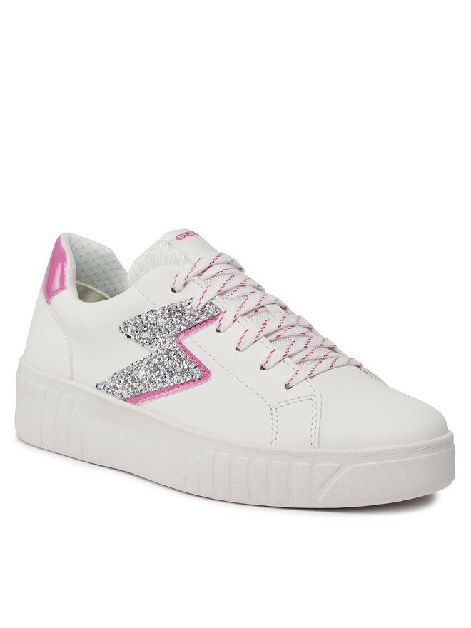 Geox Сникърси Geox J Mikiroshi Girl J45DVA 0BCEW C0563 D Бял