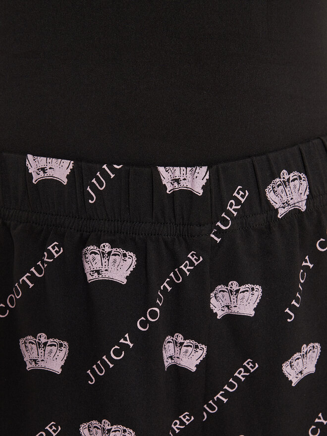 Juicy Couture Juicy Couture Pidžama Binky & Buzz JCLPJ224511 Crna Relaxed Fit
