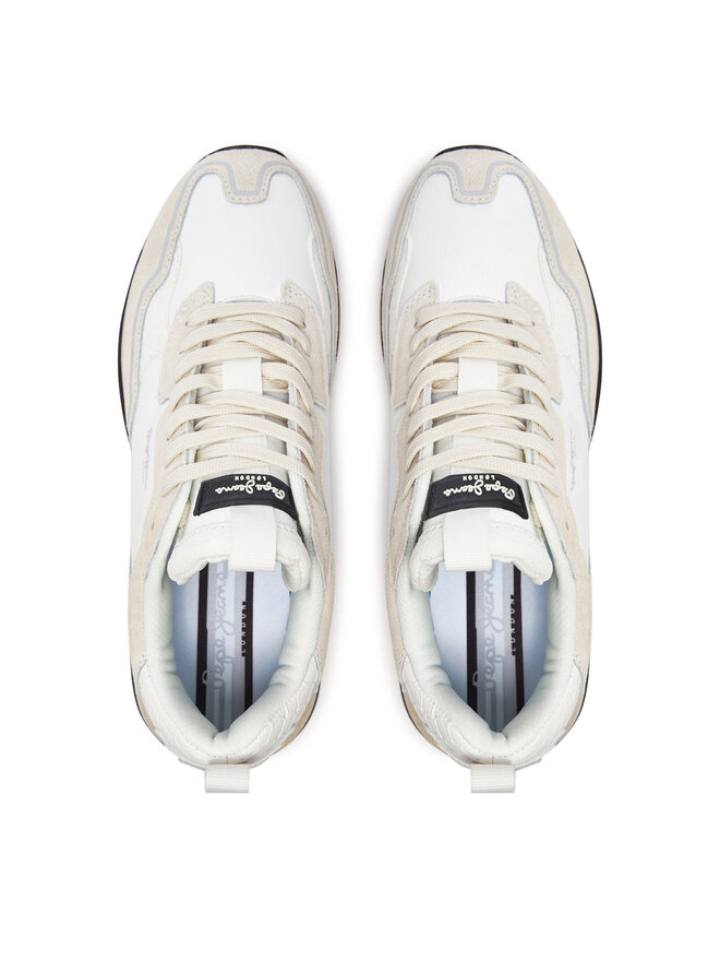 Pepe Jeans Sneakersy Pepe Jeans PLS60012 Biela