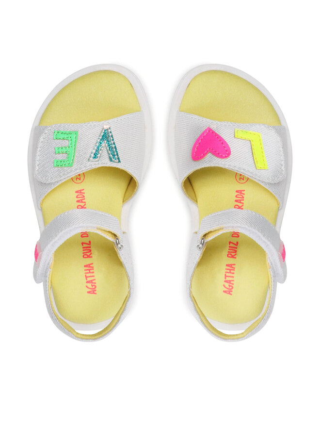 Agatha Ruiz de la Prada Сандали Agatha Ruiz de la Prada 222930 B Бял