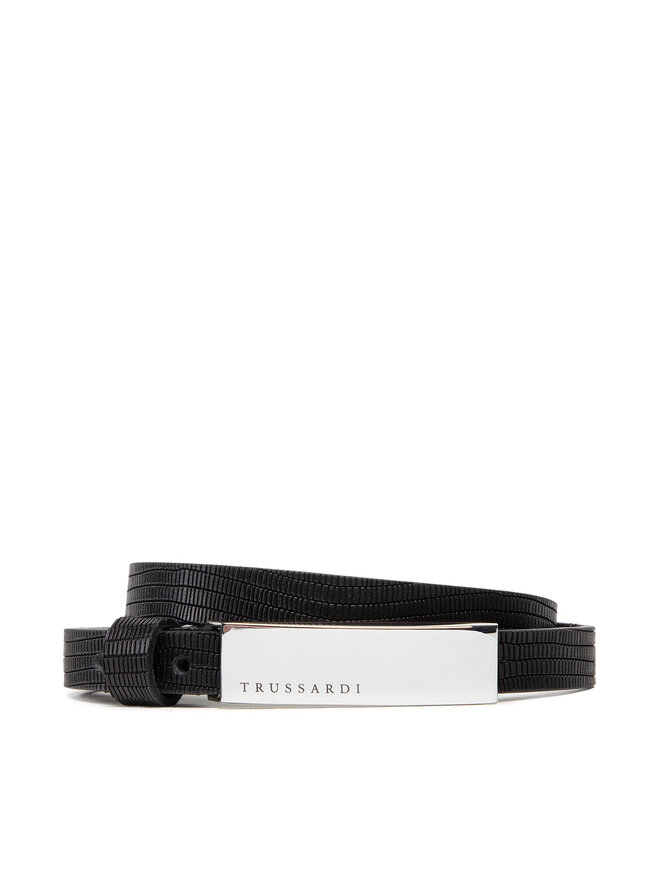 Trussardi Дамски колан Trussardi 75L00180 Черен