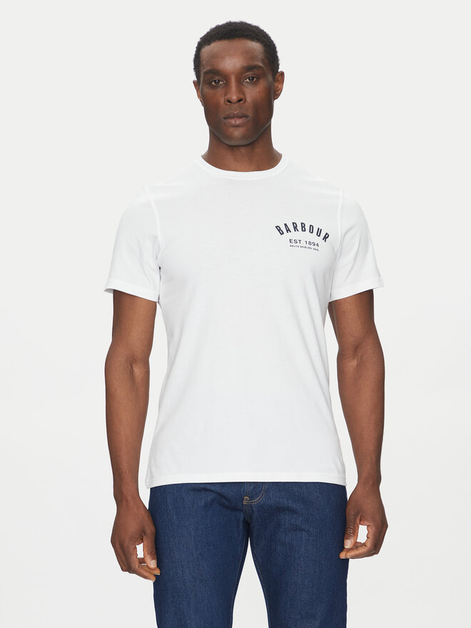 Barbour Barbour Camiseta Preppy MTS0502WH11 Blanco Tailored Fit
