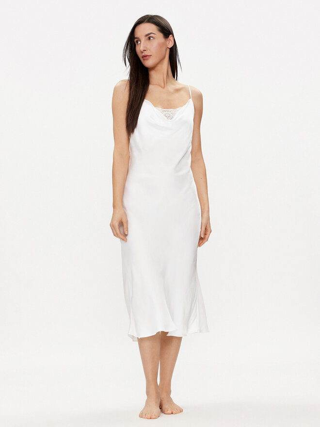 Selmark Selmark Νυχτικό Matilda 31165 Λευκό Regular Fit