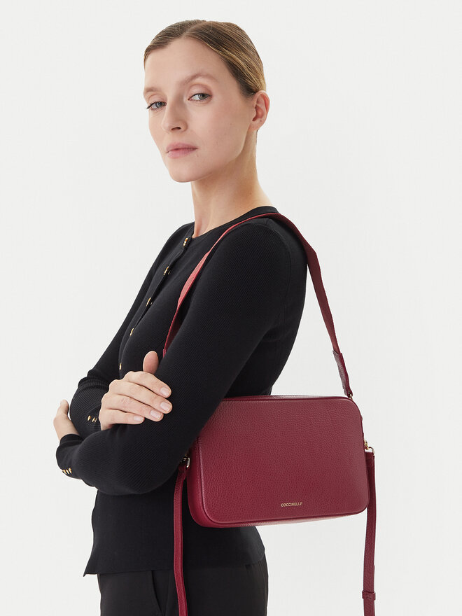 Coccinelle Handtasche Coccinelle MN5 Tebe E5 MN5 52 01 01 Dunkelrot