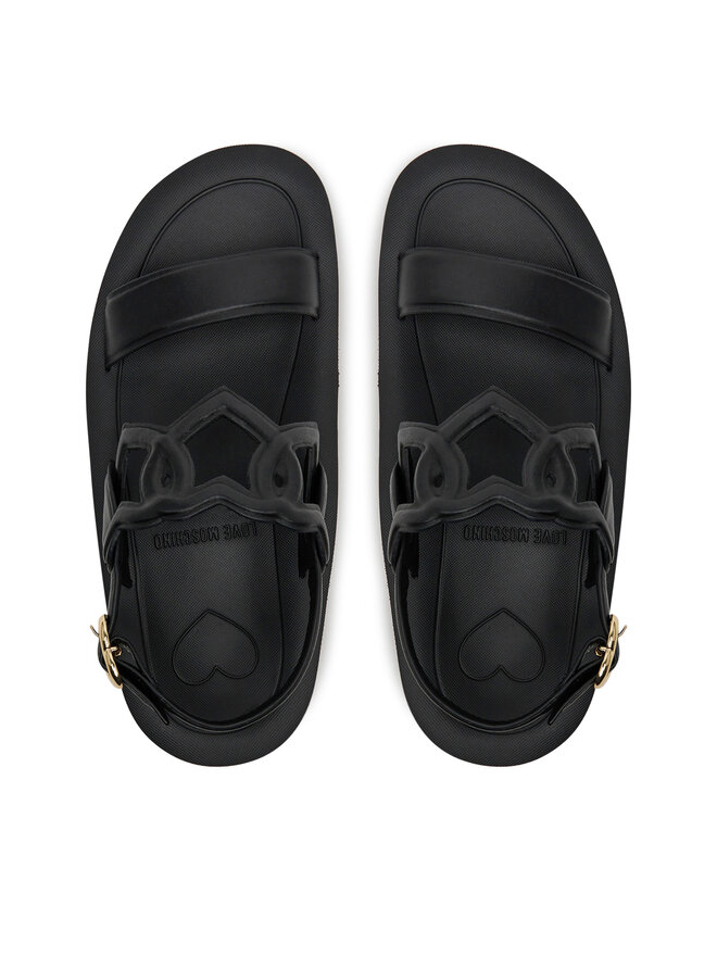 LOVE MOSCHINO Sandale LOVE MOSCHINO JA16054I1MIA0000 Crna