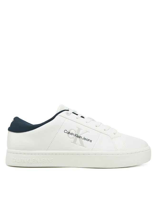 Calvin Klein Jeans Sneakers Calvin Klein Jeans Classic Cupsole Low Ml Lth YM0YM00864 Alb