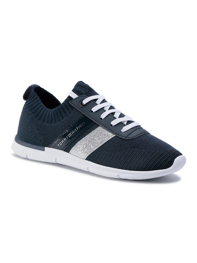 Tommy Hilfiger Sneakers Tommy Hilfiger Feminine Lightweight Sneaker FW0FW05014 Dunkelblau