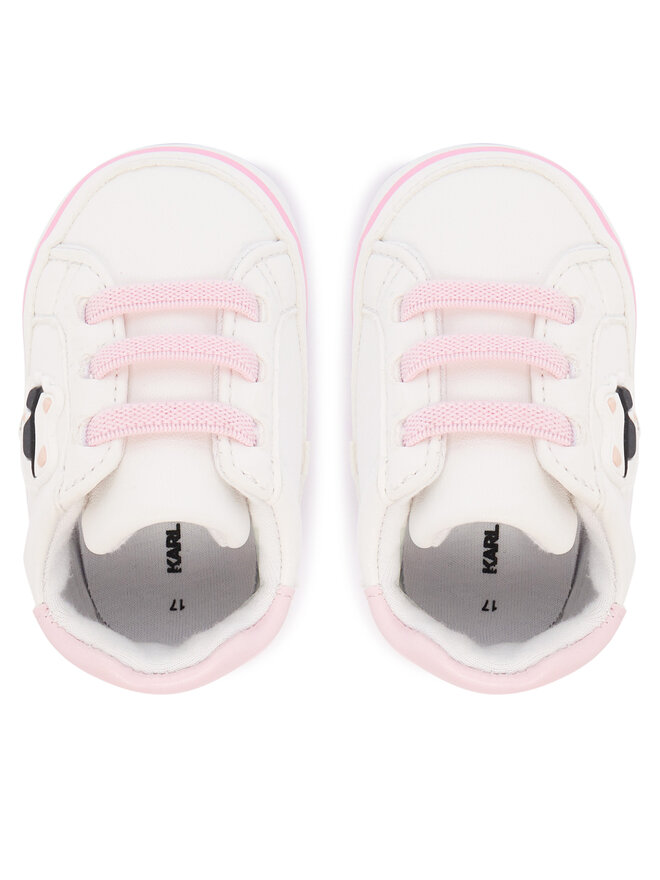 KARL LAGERFELD Półbuty KARL LAGERFELD Z30993 Biały