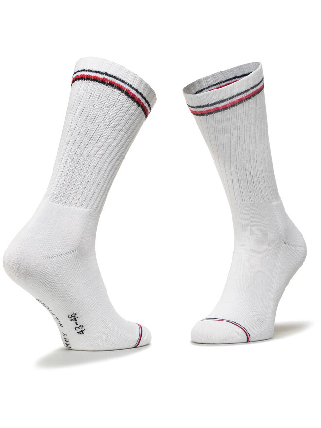 Tommy Hilfiger Set de 2 perechi de șosete lungi unisex Tommy Hilfiger 100001096 Alb