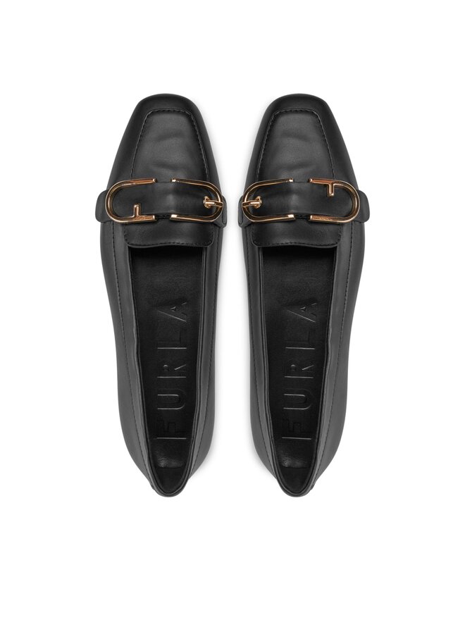 Furla Slipper Furla Flow Ballerina T.5 YH46FOW-BX2680-O6000-10074000 Schwarz