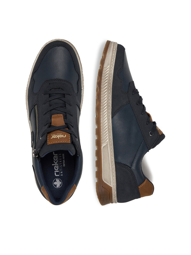 Rieker Sneakersy Rieker 37029-16 Tmavomodrá
