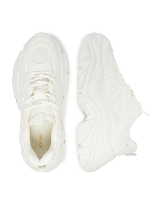 DeeZee Sneakersy DeeZee AM25238 Biela