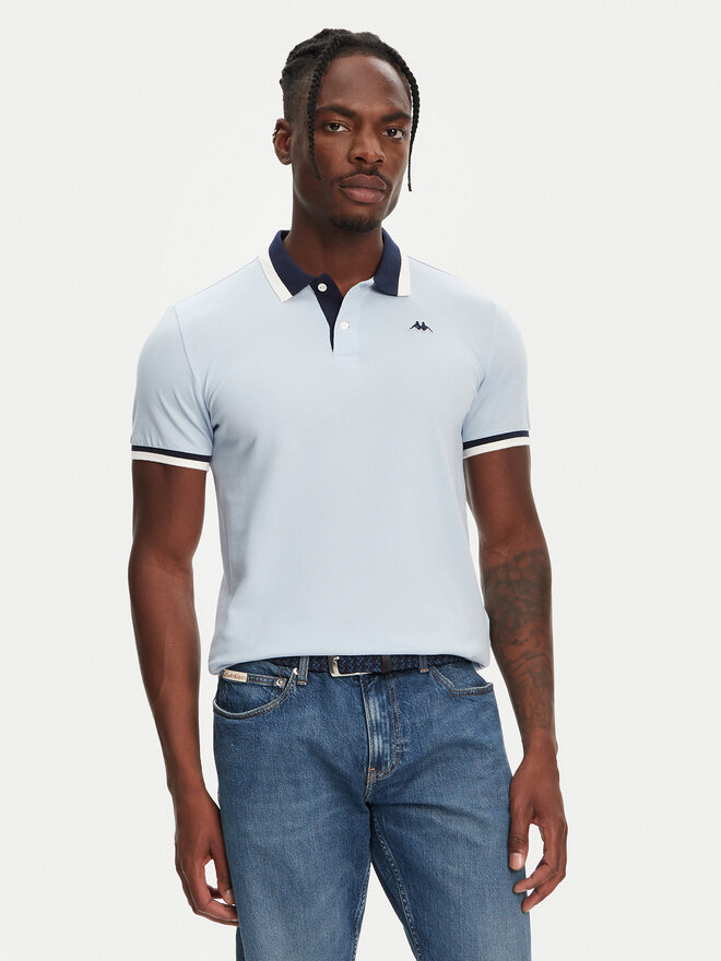 Robe di Kappa Robe di Kappa Pólóing Atsushi 611255W Kék Slim Fit