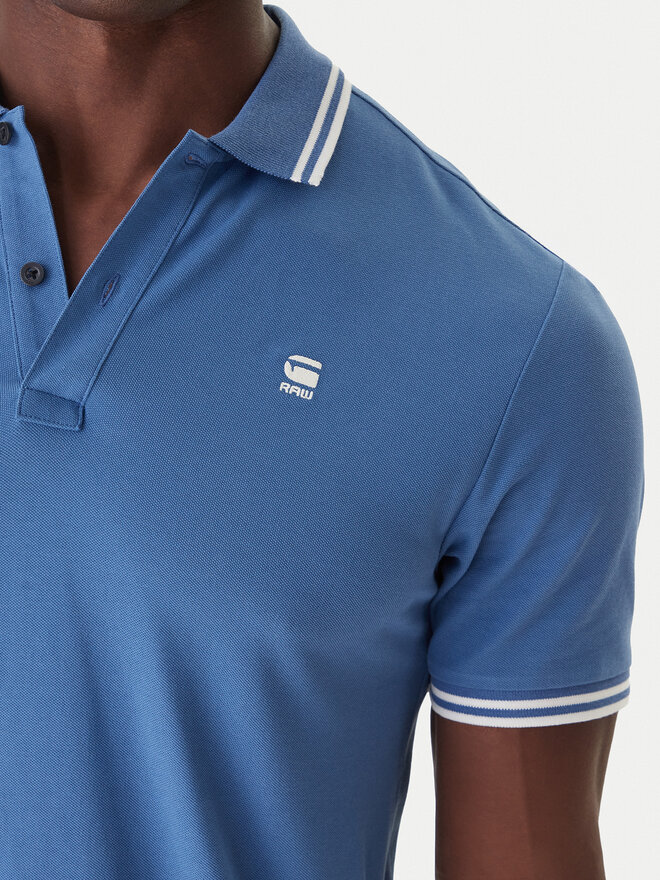 G-STAR G-STAR Poloshirt Dunda D17127-5864 Blau Slim Fit