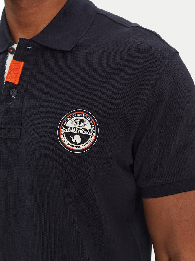 Napapijri Napapijri Polo marškinėliai E-Clanis NP0A4ID31761 Tamsiai mėlyna Regular Fit