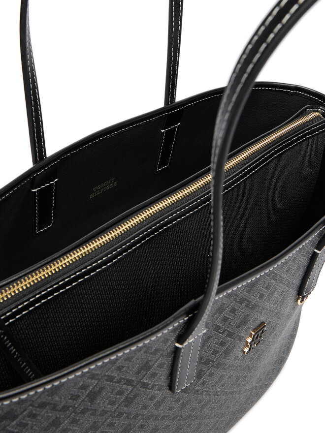 Tommy Hilfiger Handtasche Tommy Hilfiger Th Monoplay AW0AW17696 Schwarz