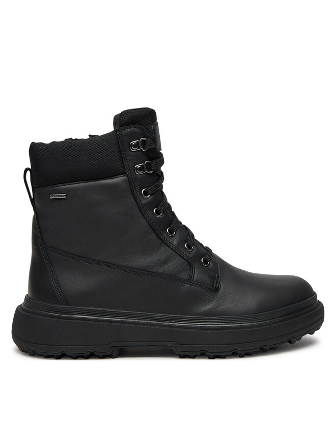 Geox Schnürstiefeletten Geox D46XMB 08511 C9999 Schwarz