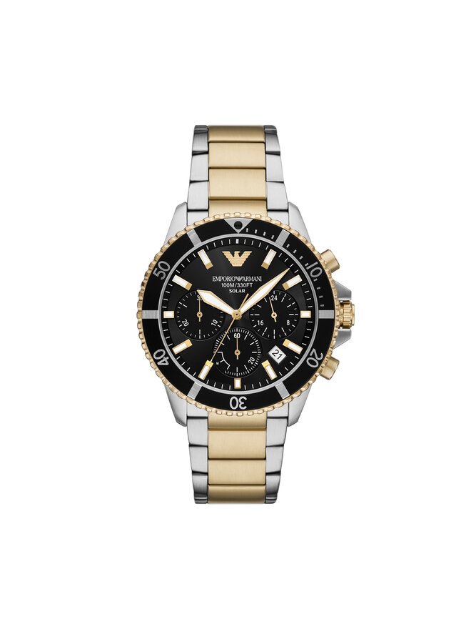 Emporio Armani Ročna ura Emporio Armani World Explorer AR11680 Srebrna