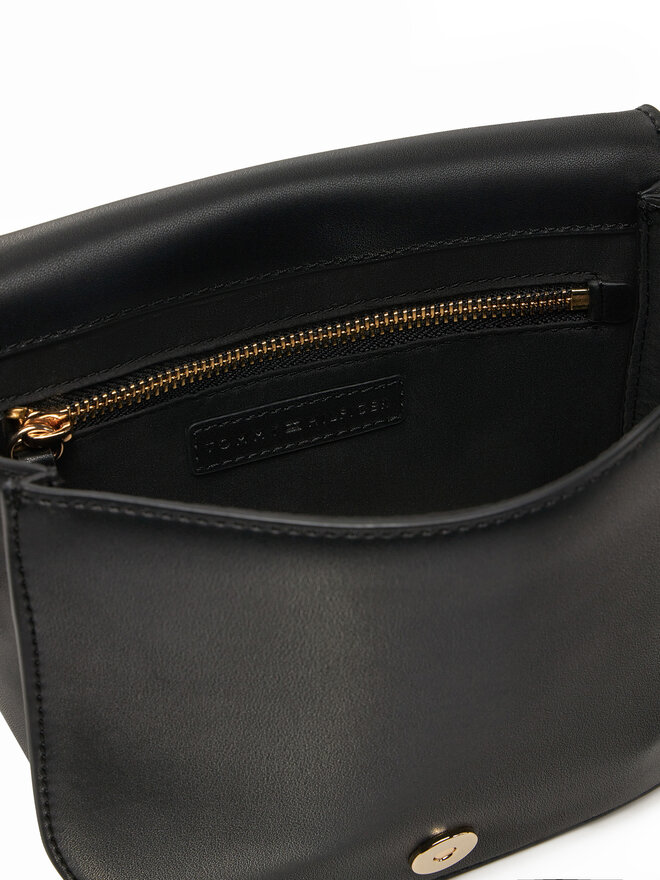 Tommy Hilfiger Kabelka Tommy Hilfiger Th Logotape Saddle Bag AW0AW17184 Černá