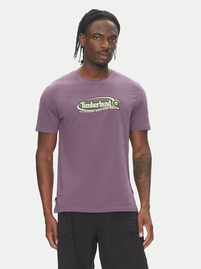 Timberland Timberland Camiseta TB0A6DJY Violeta Regular Fit