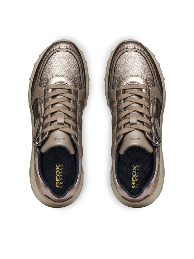 Geox Damen Sneaker D Alleniee A – Atmungsaktiver Alltagsschuh Mit Modernem Design