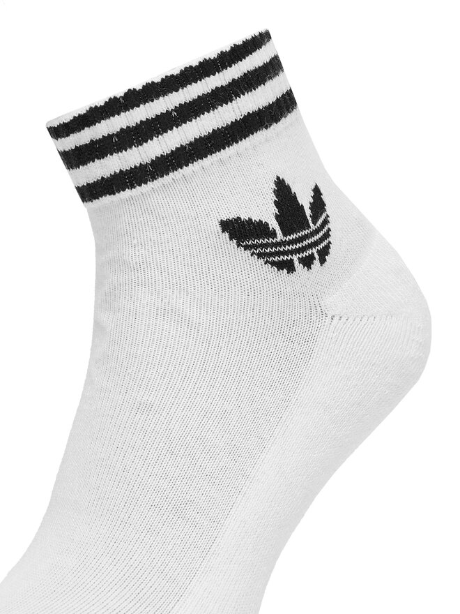 adidas 3 pár uniszex hosszú szárú zokni adidas 3-Stripes JV7435 Fehér